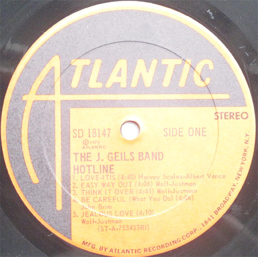J.geils Band, The / Hot Lineβ