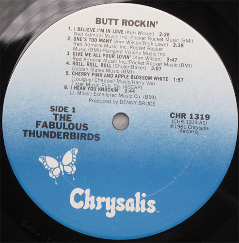 Fabulous Thunderbirds / Butt Rockin'の画像