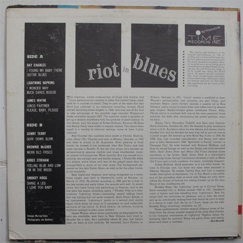 Ray Charles, Lightning Hopkins, Etc / Riot In Bluesβ