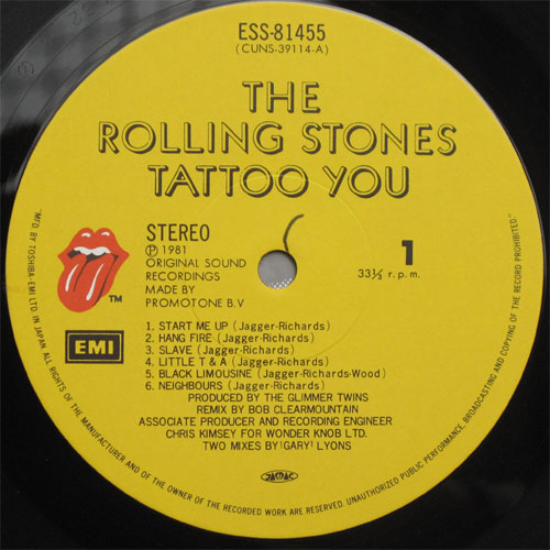 Rolling Stones / Tatoo You ()β