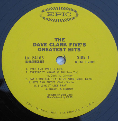 Dave Clark Five, The / Gratest Hits　(MONO)の画像
