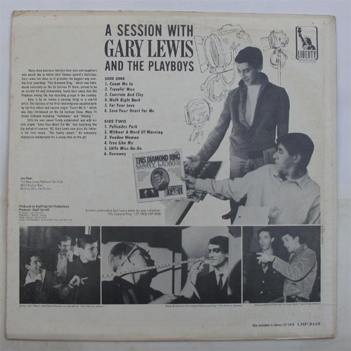 Gary Lewis And The Playboys, The /  A Session With The Gery Lews And The Playboysβ