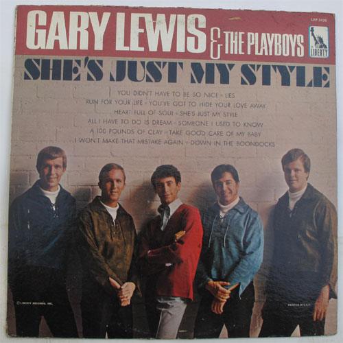 Gary Lewis And The Playboys, The / She's Just My Styleβ