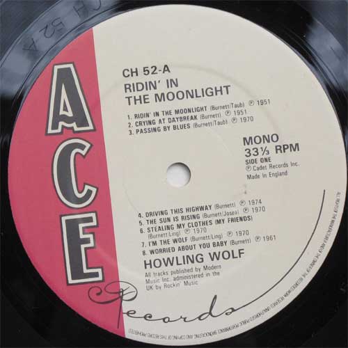 Howlin' Wolf / Ridin' In The Moonlightβ