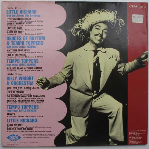 V.A. (Little Richard, Billy Wright & The Tempo Tuppers) / Hey Baby ,Don't You Want A Man Like Me?β