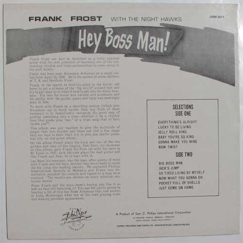 Frank Frost With The Night Hawks / Hey Boss Manβ