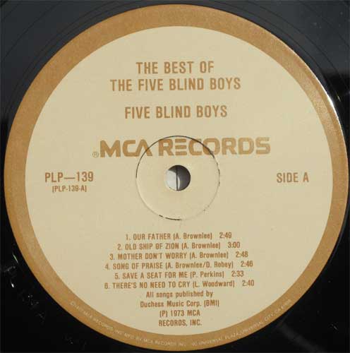 V.A. / The Best Of The Five Blind Boysβ