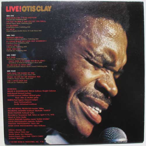 Otis Clay / Liveβ