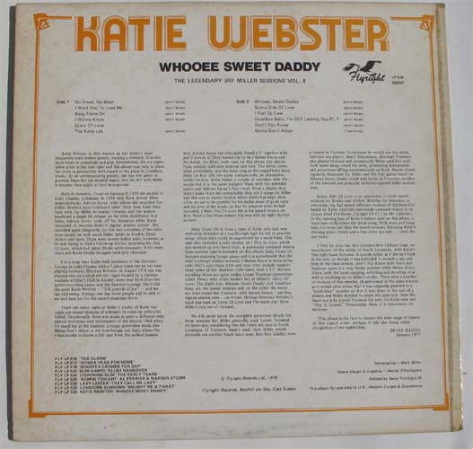 Katie Webster / Whooee Sweet Daddyβ