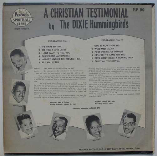 Dixie Hummingbirds / A Christian Testmonialβ