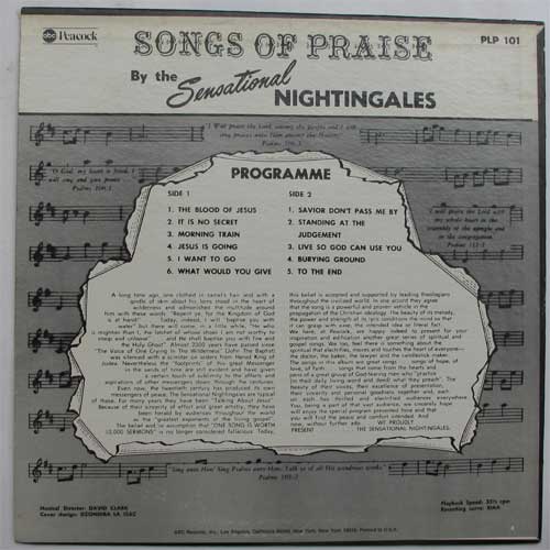 Sensational Nightingales,The / Songs Of Praiseβ