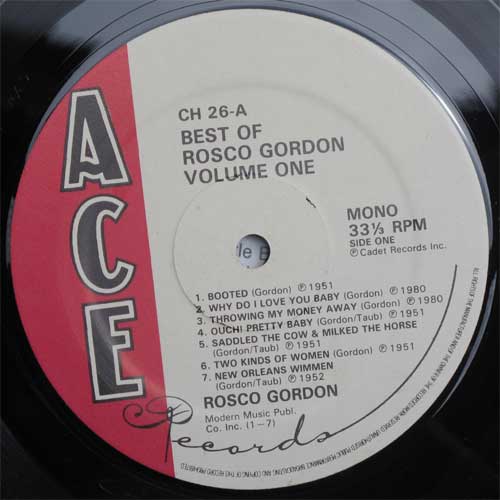 Rosco Gordon / Beat Of Rosco Gordon Volume 1β