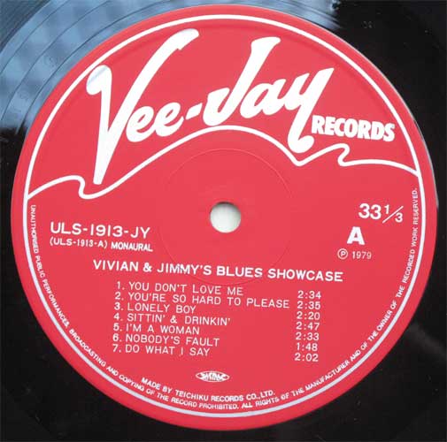 Vivian & Jimmy's / Blues Showcaseβ