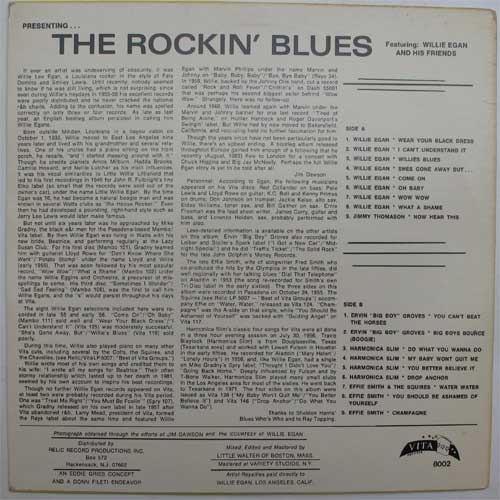 V.A. / The Rockin' Blues Featuring Willie Egan And His Friendsβ