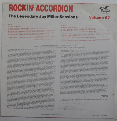 V.A. / Rockin'Accordion Thw Legendary Jay Miller Sessons Volume 57β