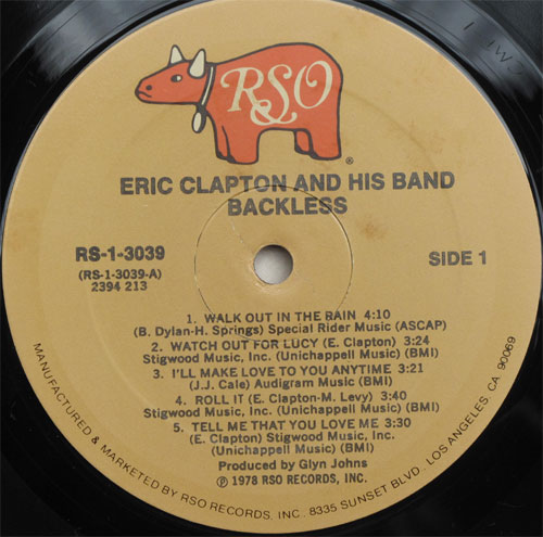 Eric Clapton / Backlessβ