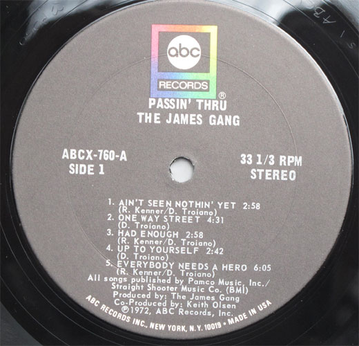 James Gang, The / Passin' Thruβ