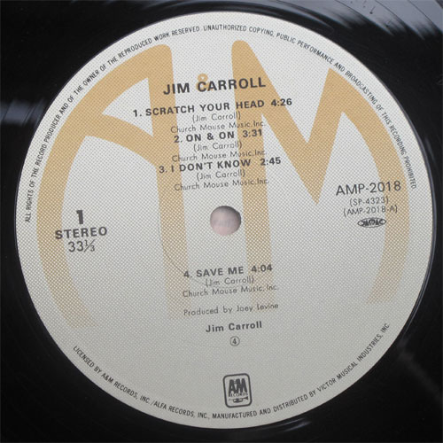 Jim Carrol / Jim Carrolβ
