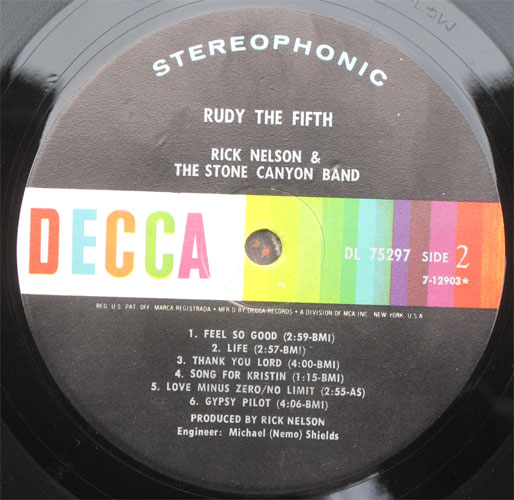 Rick Nelson / Rudy The Fifthβ