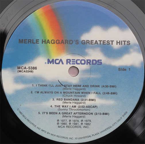 Merle Haggerd / Merle Haggerd 's Greatest Hitsβ