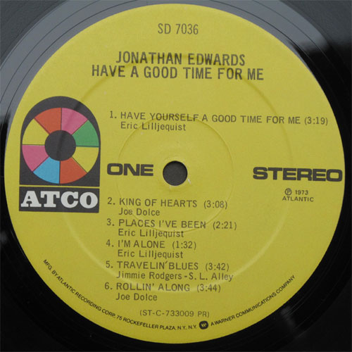 Jonathan Edwards / Have A Good Time For Meβ