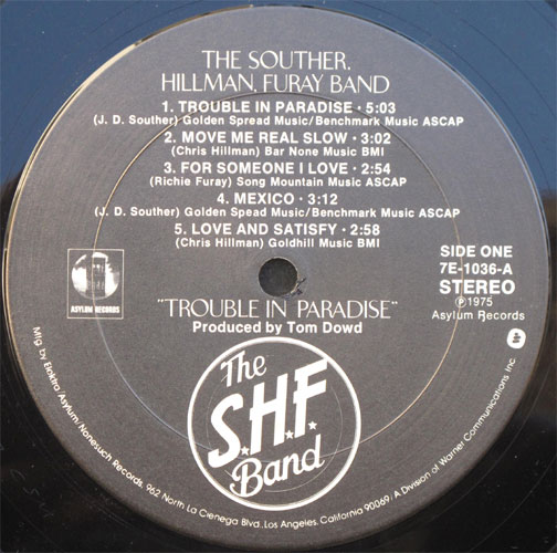 Souther Hillman Furay Band,The / Trouble In Paradise (iIn Shrink )β