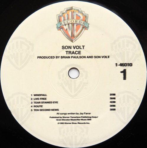 Son Volt / Trace (Ultra Rare Original LP)β