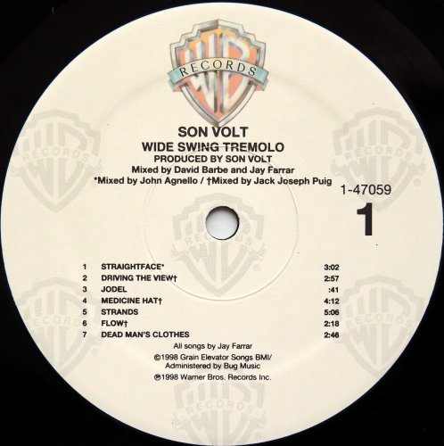 Son Volt / Wide Swing Tremolo (Rare Original LP) β