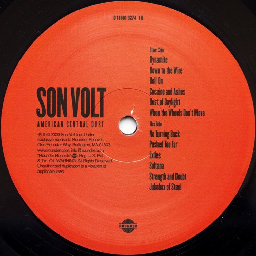 Son Volt / American Central Dust (Rare Original LP)β