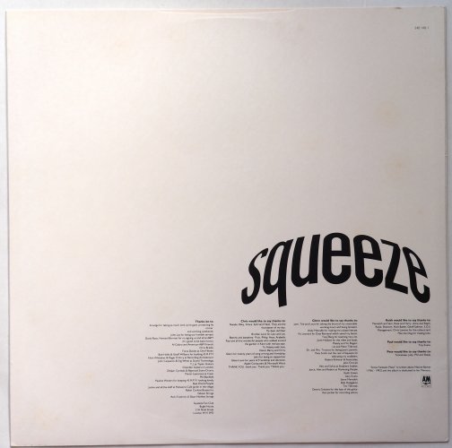 Squeeze / Some Fantastic Place (Rare Original LP)β
