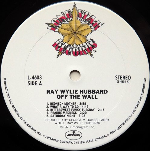 Ray Wylie Hubbard / Off The Wall β