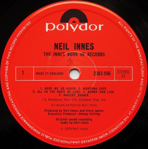 Neil Innes / The Innes Book Of Records (UK Matrix-1)β