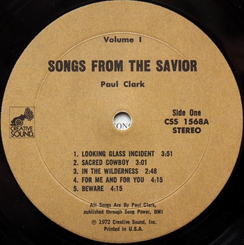 Paul Clark / Songs From The Savior Volume Oneβ
