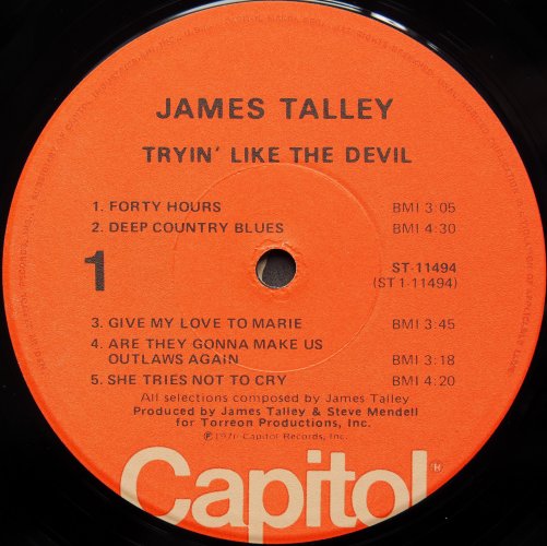 James Talley / Tryin' Like The Devilβ
