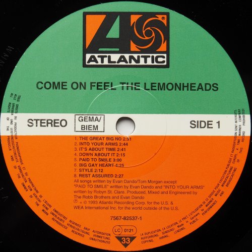 Lemonheads, The / Come On Feel The Lemonheads (EUR)の画像