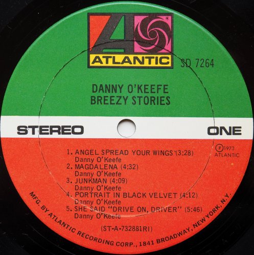 Danny O'Keefe / Breezy Storiesβ