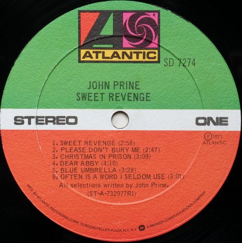 John Prine / Sweet Revenge (US 2nd Issue)β
