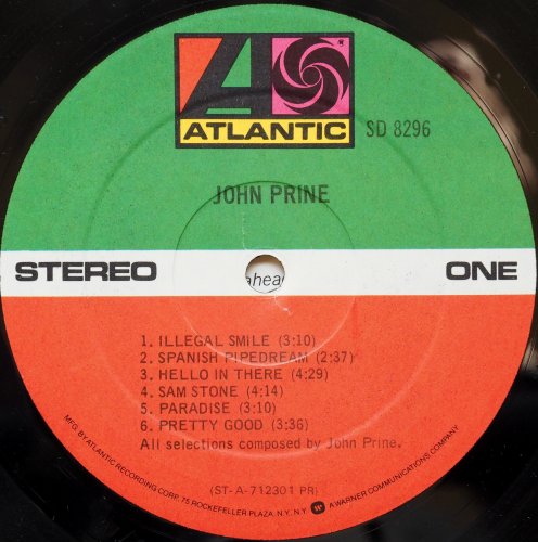 John Prine / John Prine (US Later Issue)β