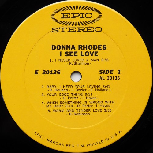 Donna Rhodes / I See Love β