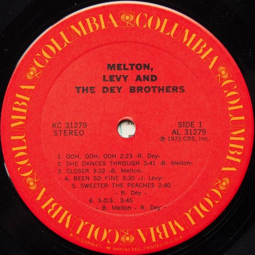 Melton, Levy & the Dey Bros. / Melton, Levy & the Dey Bros.β