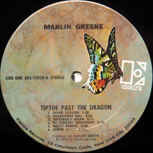Marlin Greene / Tiptoe Past The Dragonβ