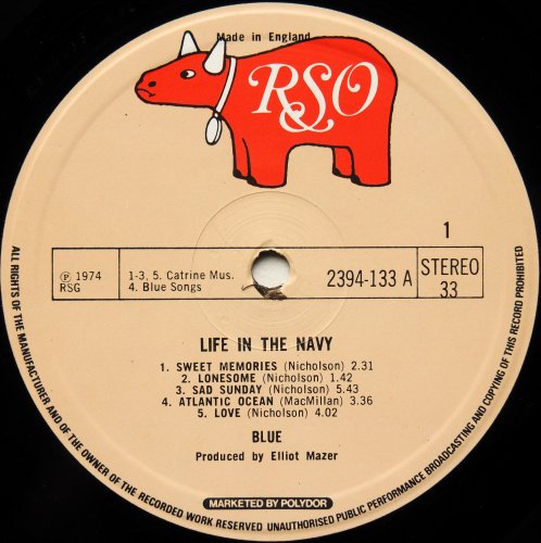 Blue / Life In The Navy (UK Matrix-1)β
