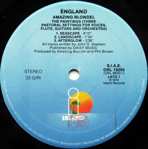Amazing Blondel / England (Italy 80s)β