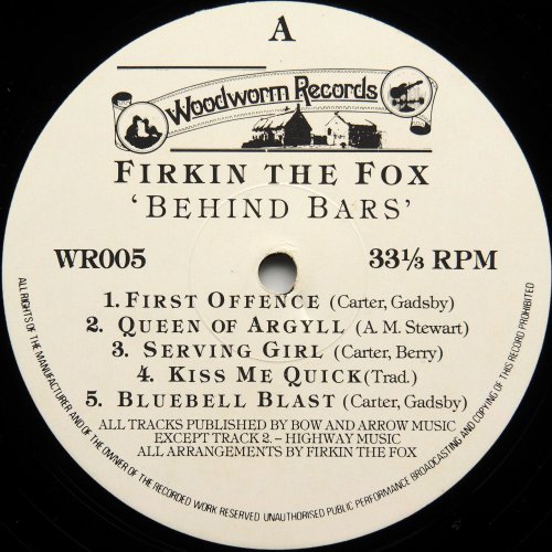 Firkin The Fox / Behind Bars - DISK-MARKET