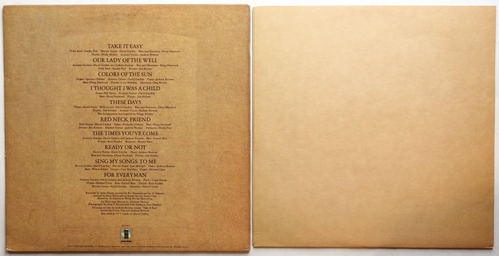 Jackson Browne / For Everyman (US Mid 70s)β