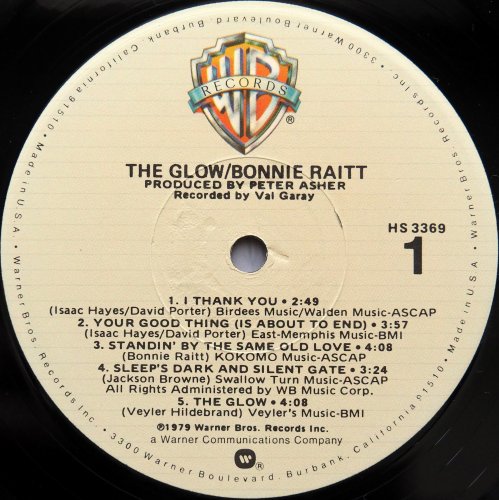 Bonnie Raitt / The Glow (US In Shrink)β