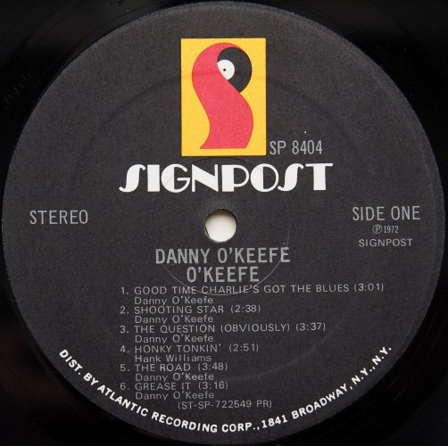 Danny O'Keefe / O'Keefe (US Early Issue In Shrink)β