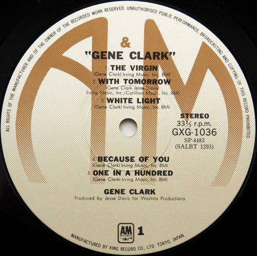 Gene Clark / Gene Clark (White Light) (JP)β