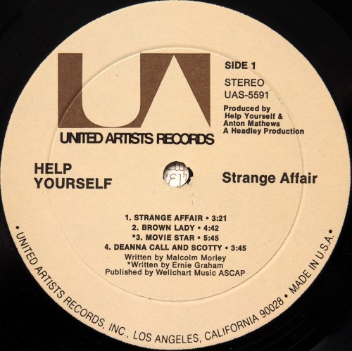 Help Yourself (Ernie Graham) / Strange Affair (US)β