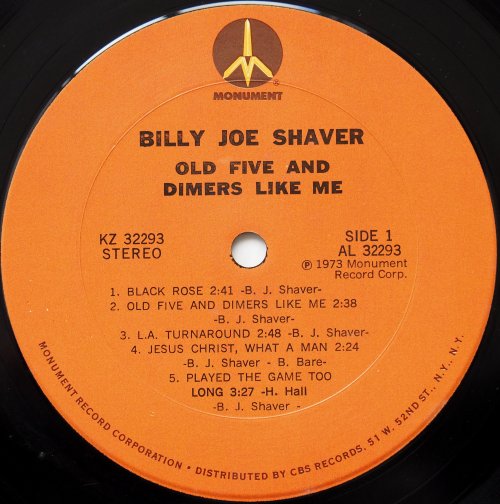 Billy Joe Shaver / Old Five And Dimers Like Meβ